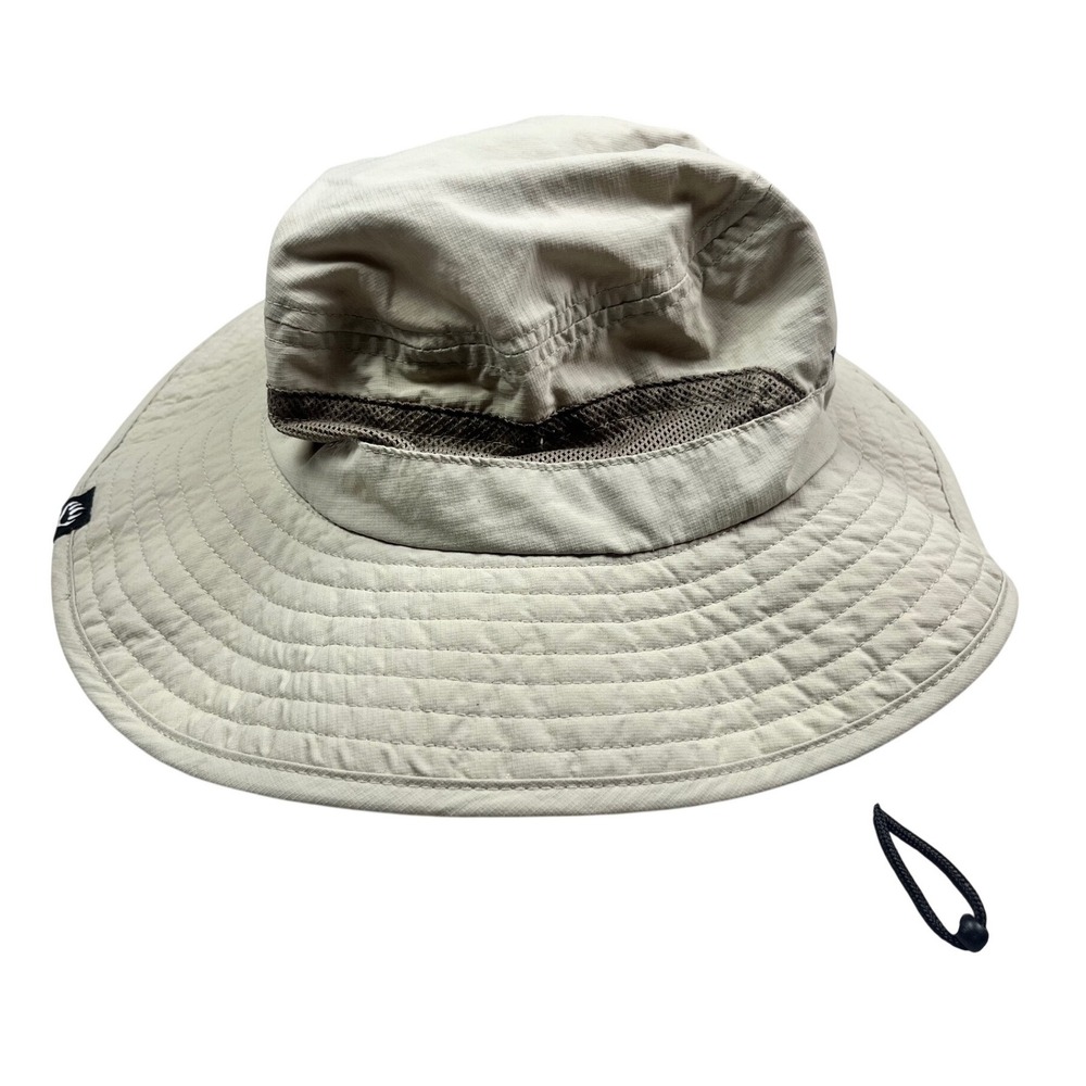 Wolverine Mens Khaki Ripstop Boonie Sun Hat Mesh Venting Adjustable S/M